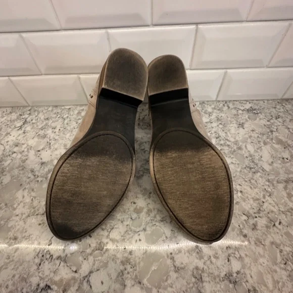 Abound faux suede beige ankle boots Size 12 - Picture 8 of 9